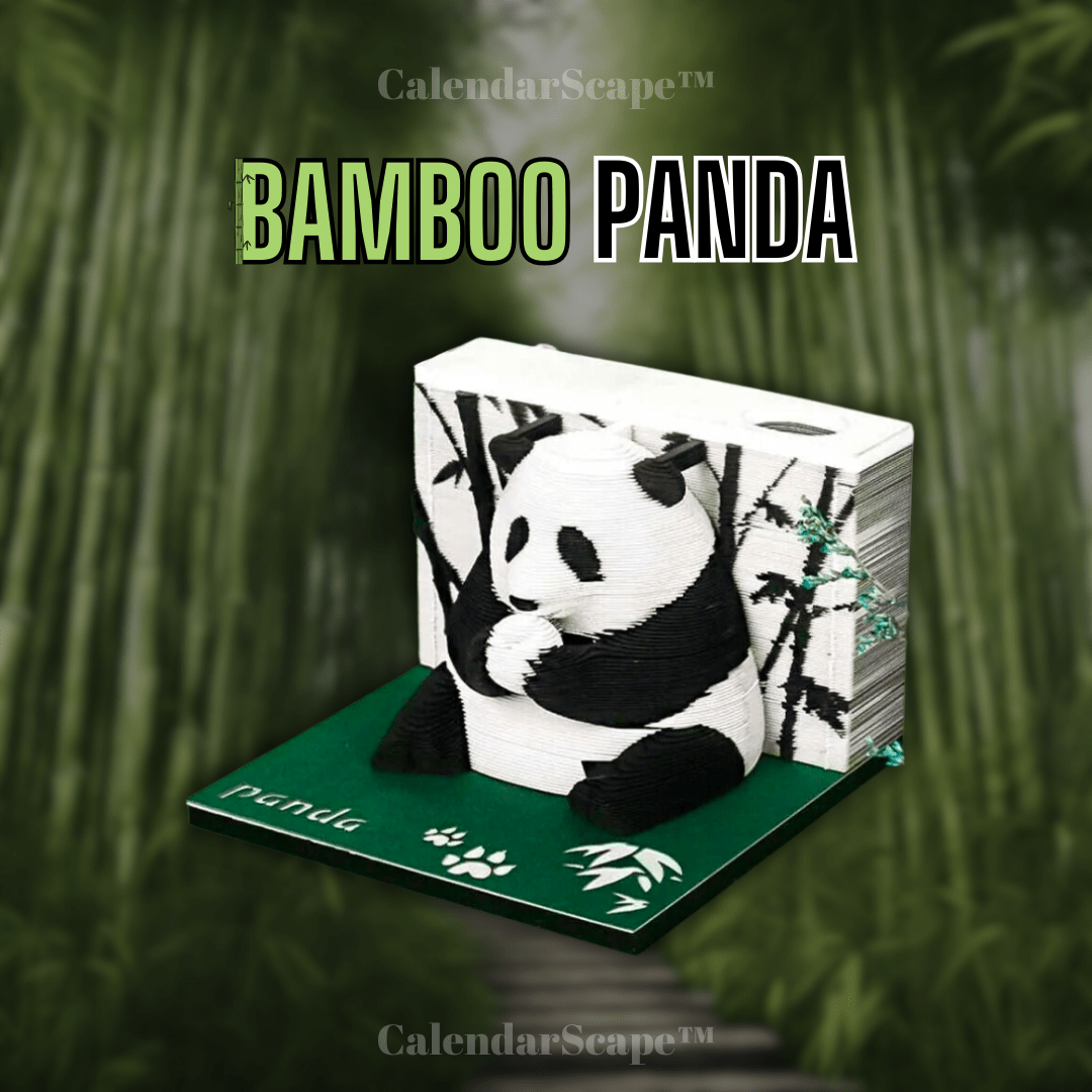 CalendarScape™ Panda 2024 Calendar