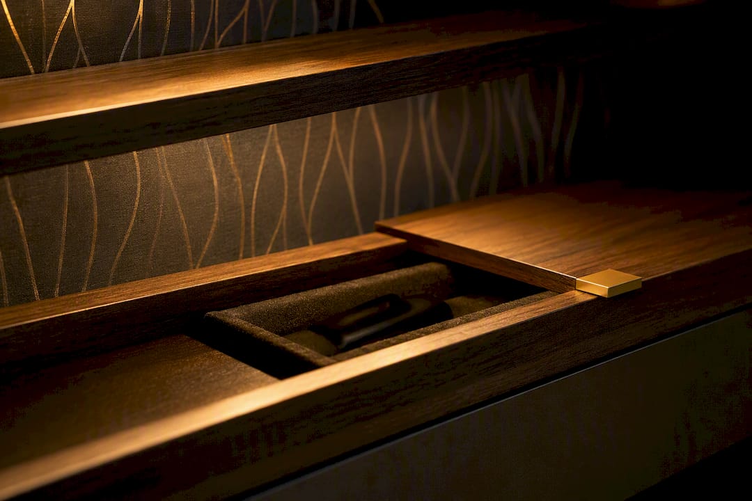Safe storage of butane lighter in cabinet