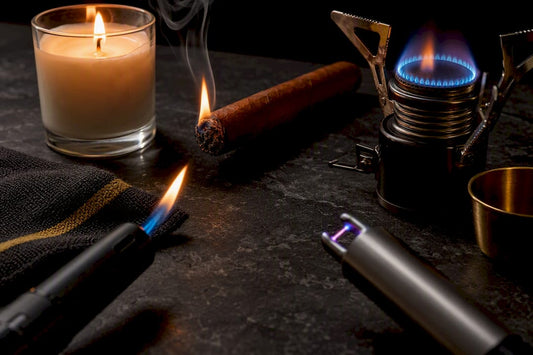 Candle, cigar, and camp burner ignition comparison