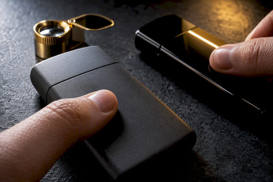 Cropped matte and glossy lighter finishes