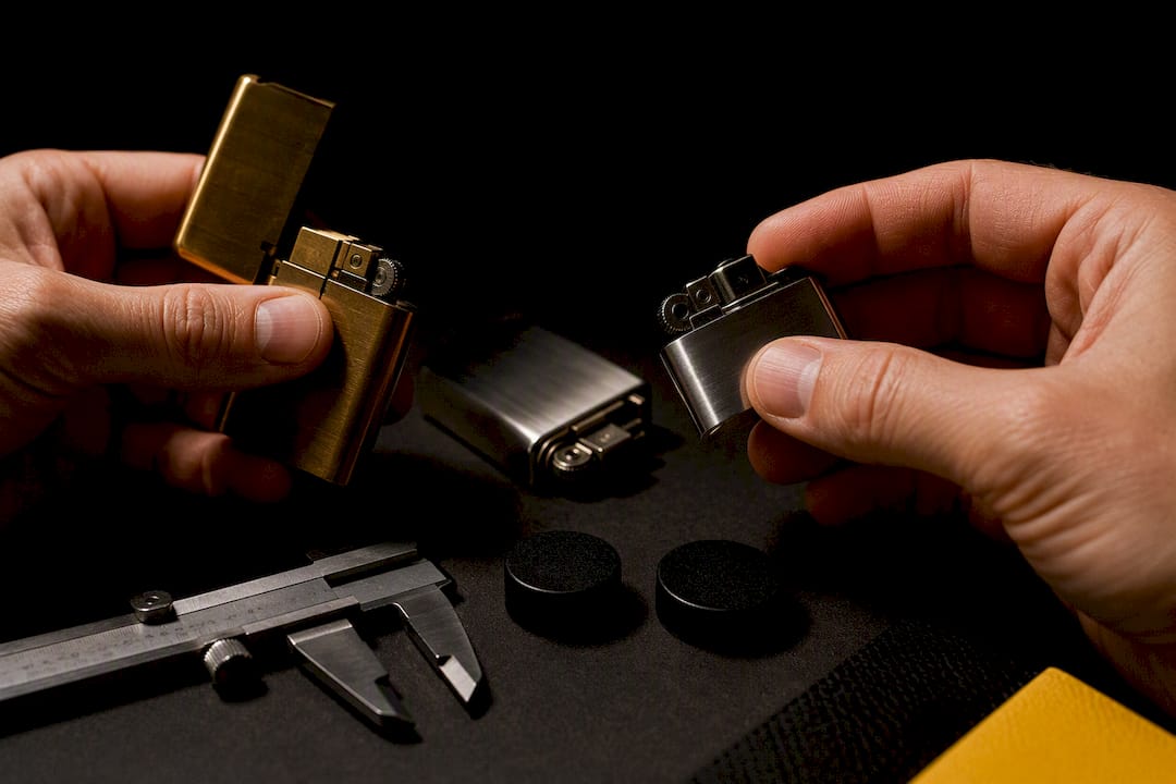 Comparing premium lighter materials and mechanisms