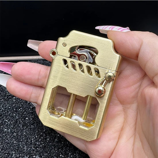 Mechanical Metal Rocker Lighter