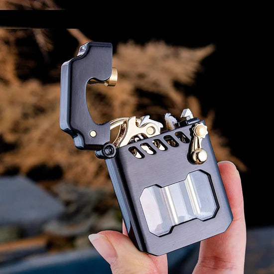Mechanical Metal Rocker Lighter