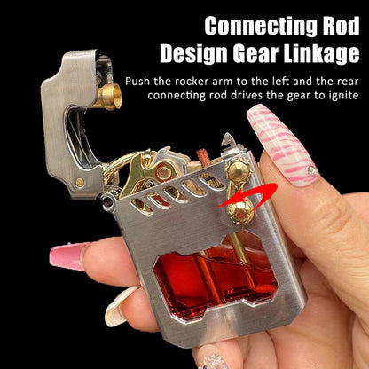 Mechanical Metal Rocker Lighter
