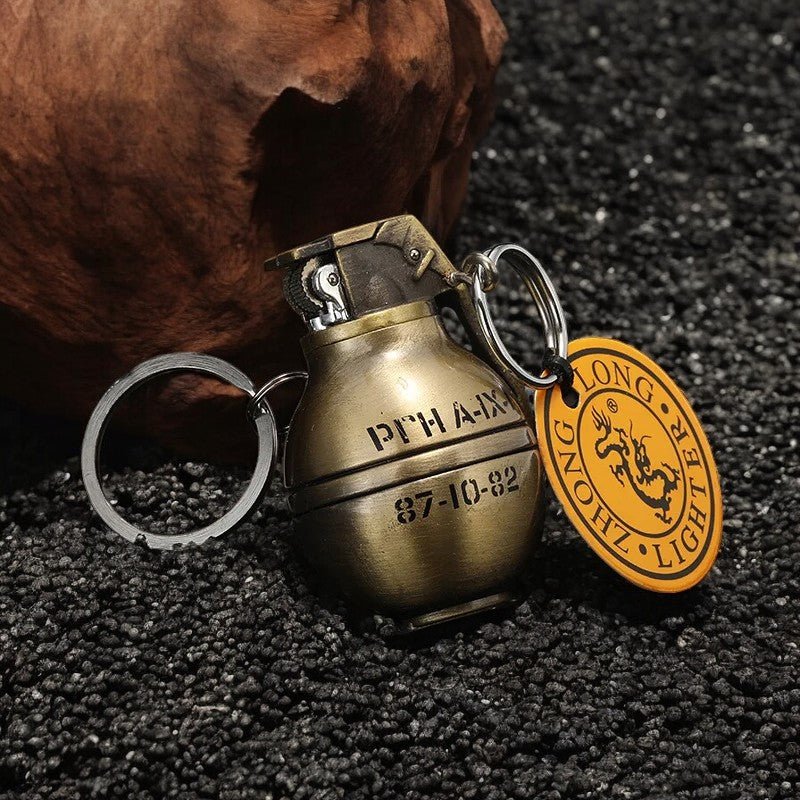 Gold Grenade Lighter