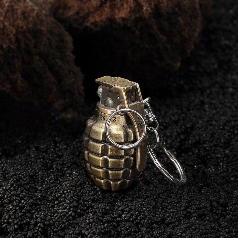 Gold Grenade Lighter