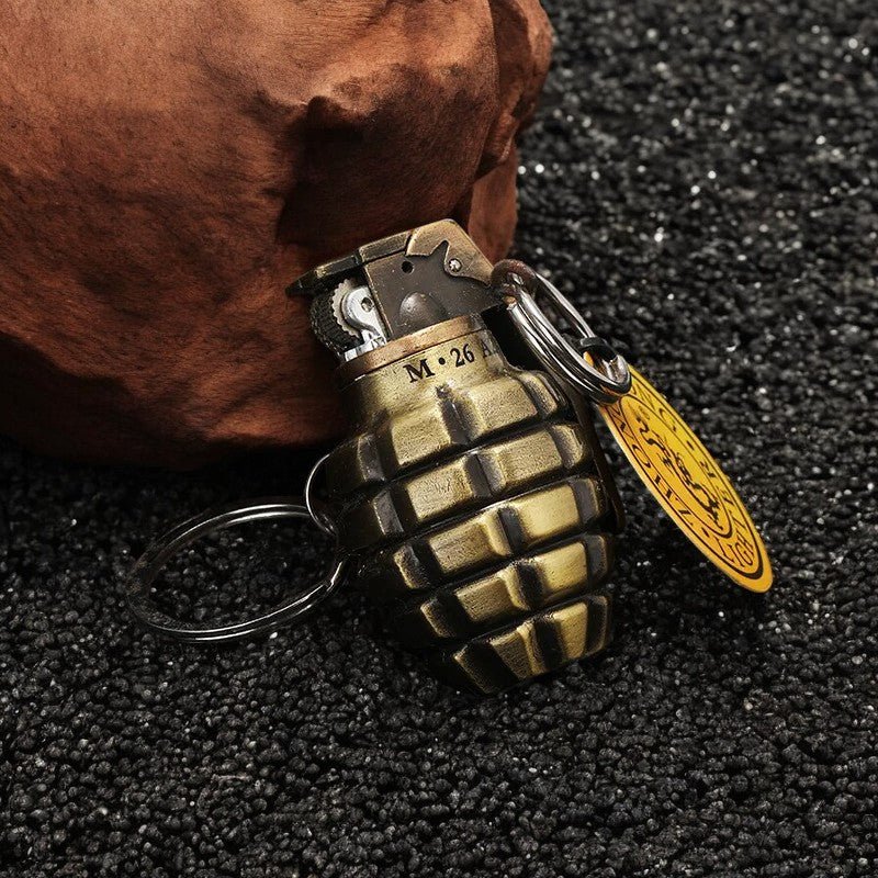 Gold Grenade Lighter